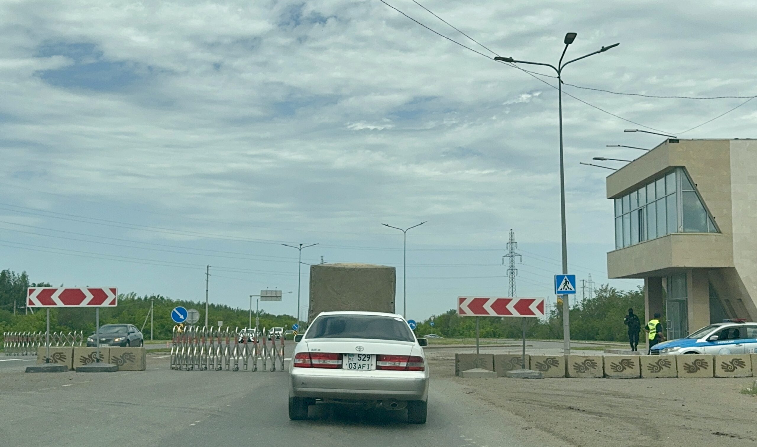 a car on the road