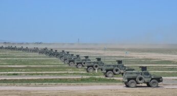 Более 500 единиц новой военной техники поступило в войска РК