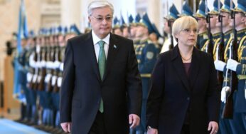 В Акорде состоялась торжественная встреча президента Словении